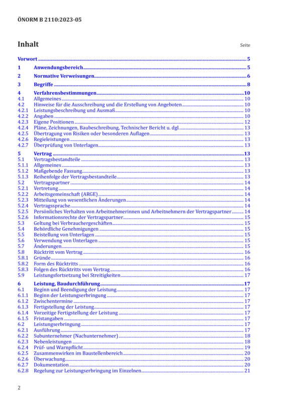 ÖNORM B 2110:2023 05 01